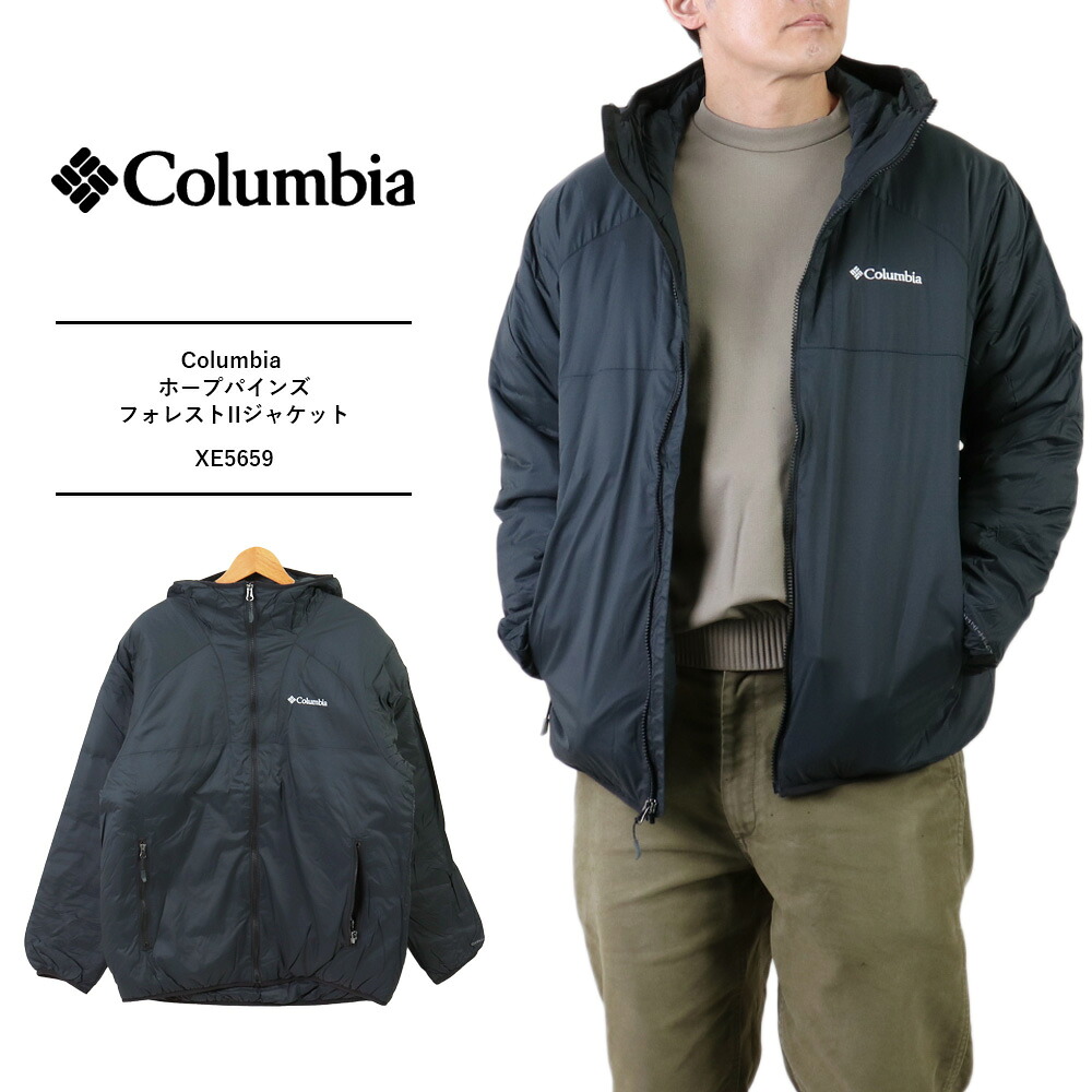コロンビア アウター メンズ 冬 columbia ダウンジャケット 中綿ジャケット ナイロンジャケット メンズ 中綿ジャケット ブルゾン 暖かい ゴルフ 軽い Columbia ホープパインズフォレストIIジャケット メンズ 撥水 ポケット アウトドア キャンプ 防寒 XE5659