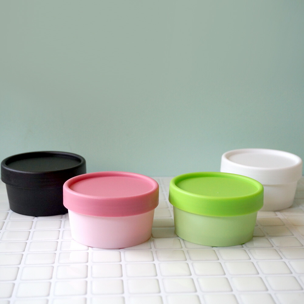 まとめて買えばお得なプライス!プラスチック製 手作りコスメ用クリームジャー(クリーム容器)50グラム 10個セット(手作りコスメ クリーム用 プラスチック製 クラフト用)