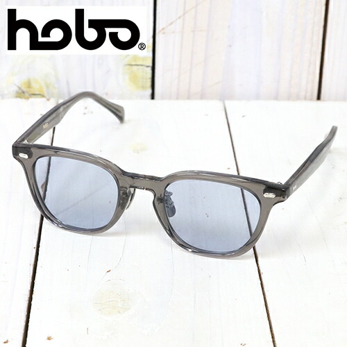 hobo (ホーボー) : Wellington Frame Sunglasses Acetate by KANEKO OPTICAL (Gray)【正規取扱店】 【smtb-KD】【sm15-17】【楽ギフ_包装】【金子眼鏡】【メガネ】【サングラス】【ウェリントン型】