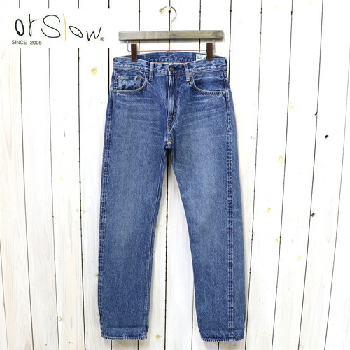 【楽天市場】【クーポン配布中】orSlow (オアスロウ)『105 STANDARD SELVEDGE DENIM』(2YEAR WASH )【正規取扱店】【smtb-KD】【sm15-17】【楽ギフ_包装】【or Slow】【105】【デニムパンツ】【ジーンズ】 【メンズ】 :  Reggie