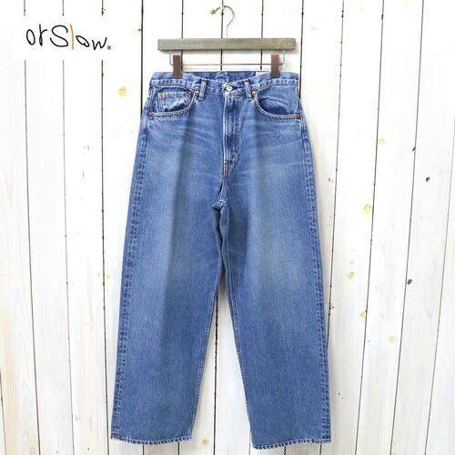 orSlow (オアスロウ) : SUPER DAD\u0027S DENIM PANTS (DENIM USED)【置き目取りまわし店】【smtb-KD】【sm15-17】【楽ギフ_荷拵え】【or Slow】【1100】【ジーンズズボン下】【デニム】【13薬局衡オンスジーンズ】【DAD\u0027S FITズボン下続きもの】【広々とした印字機】