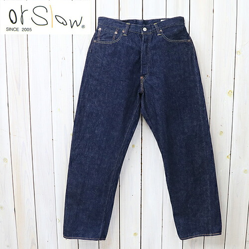 orSlow (オアスロウ) : GRAND DAD'S FIT DENIM PANTS (ONE WASH)【正規取扱店】 【smtb-KD】【sm15-17】【楽ギフ_包装】【or Slow】【1930年代】【デニムパンツ】【ジーンズ】