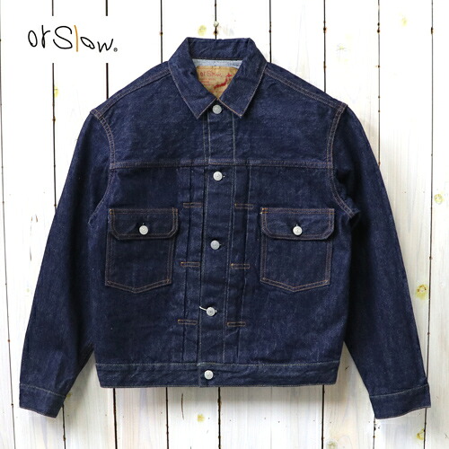 orSlow (オアスロウ) : TYPE2 1950&rsquo;s DENIM JACKET (ONE WASH)【正規取扱店】【smtb-KD】【sm15-17】【楽ギフ_包装】【or Slow】【デニムジャケット】【メンズ】｜Reggie Shop
