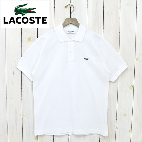 LACOSTE (ラコステ) : ポロシャツ(半袖) (WHITE)【正規取扱店】【smtb-KD】【sm15-17】【楽ギフ_包装】【ポロシャツ】【ラッピング無料】｜Reggie Shop