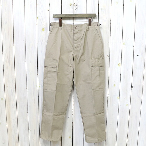 DEAD STOCK (デッド棚卸し資産) : BDU TROUSERS (KHAKI)【smtb-KD】【sm15-17】【楽ギフ_荷拵え】【亜米利加軍】【84年製】【下唇立ちふさがる】【BDUトラウザー】【テーパード】