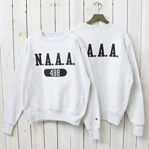 Champion (チャンピオン) : N.A.A.A CHAMPION REVERSE WEAVE CREWNECK (ASH GREY) 【smtb-KD】【sm15-17】【楽ギフ_包装】【Naval Academy Athletic Association】【海軍全士官学校体育協会】【リバースウェーブクルーネック】 15,464円