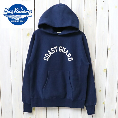 BUZZ RICKSON’S (バズリクソンズ) : HORIZONTAL KNITTING SWEAT PARKA CORST GUARD 【置き目取りまわし店】\u003cBR\u003e【smtb-KD】【sm15-17】【楽ギフ_荷拵え】【岸辺差し固める隊】【パーカー】【リバーススウェット】【ヘビースウェット】