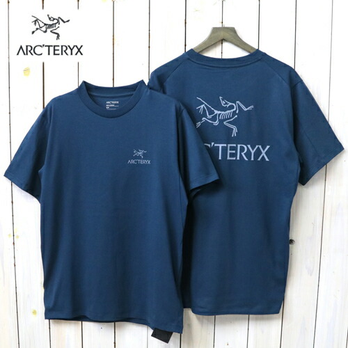 ARC'TERYX (アークテリクス)【正規取扱店】Kragg SL Cotton Bird Word SS (Nightscape/Lt Night) 【smtb-KD】【sm15-17】【楽ギフ_包装】【TEE】【ロゴプリント】【プリントTシャツ】【プレミアムスーピマコットン生地】【メンズ】