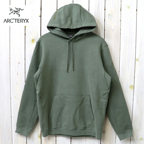 ARC\u0027TERYX (アークテリクス)【定め事取りまわし店】 : Emblem Fleece Hoody (Forage)\u003cBR\u003e【smtb-KD】【sm15-17】【楽ギフ_荷造り】【オーガニックコットン混紡フリース】【プルオーバーフーディー】【メンズ】