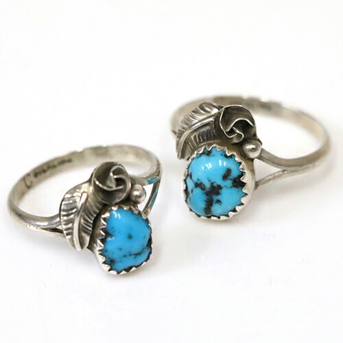 Indian Jewelry (北米インディアン 宝飾品)『Navajo Carolynn Nez Ring』【smtb-KD】【sm15-17】【楽ギフ_荷作り】【ナバホー族】【輪っか】【指環】 指輪・リング-メンズジュエリー・アクセサリー