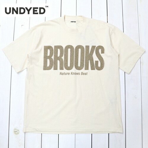 UNDYED (アンダイド) : 30/-PV PT-T(BROOKS) (RW2)【正規取扱店】【smtb-KD】【sm15-17】【楽ギフ_包装】【オーガニックコットン】【Tシャツ】【半袖】
