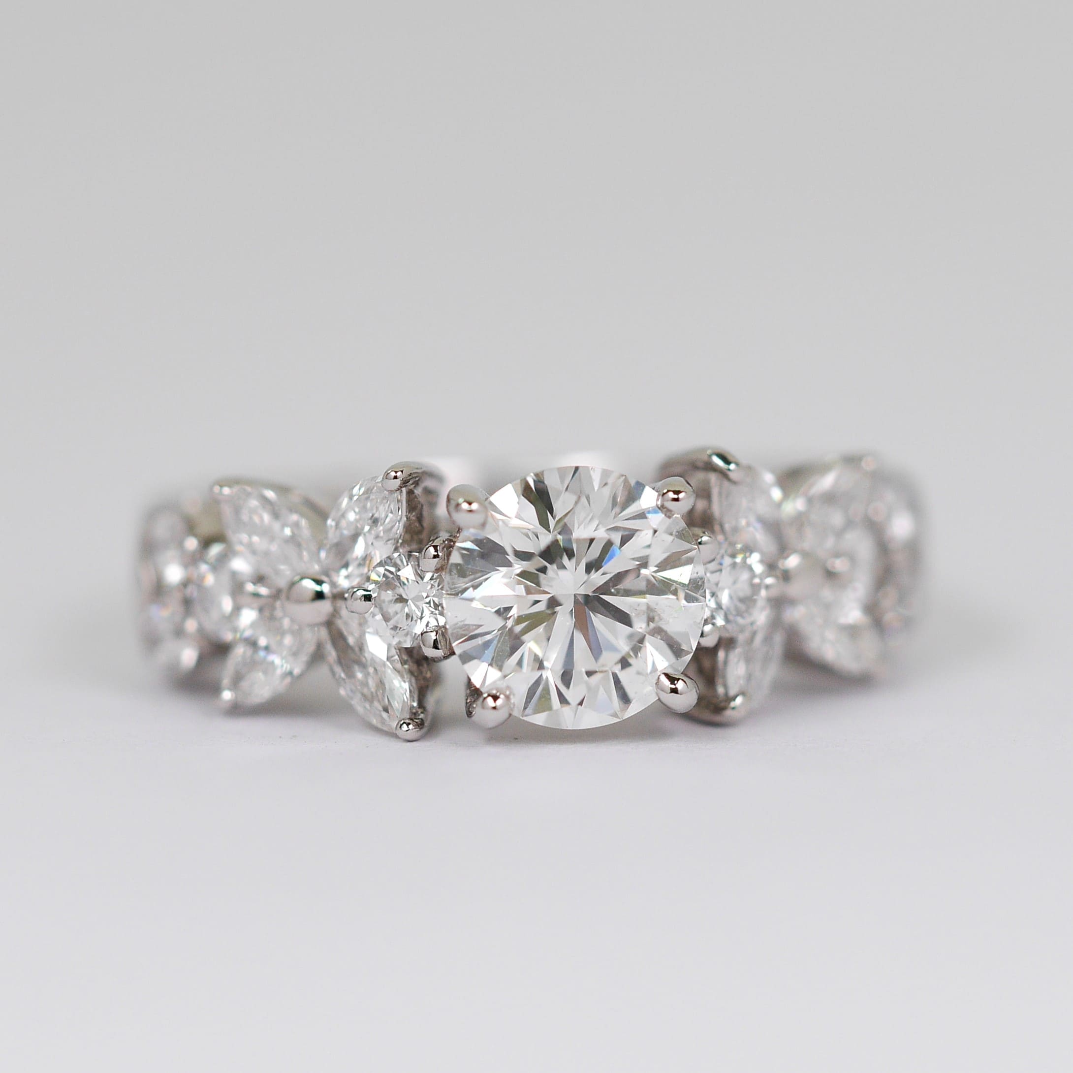 ダイヤモンド1.171ct H SI2 VERYGOOD CGLソーティング プラチナリング|REGGINA JEWELRY レッジーナ