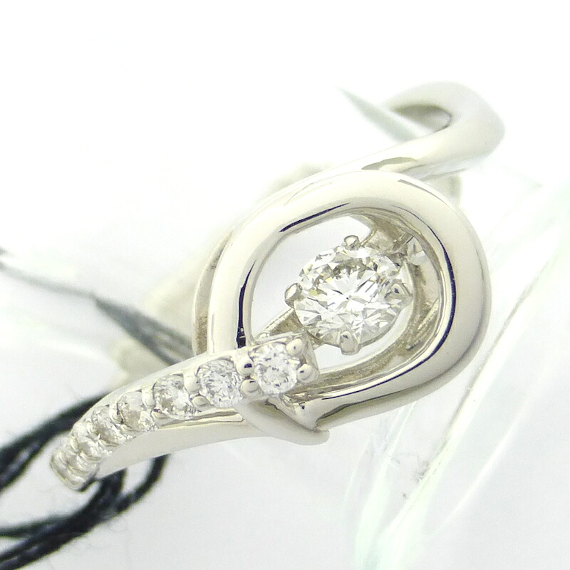 ダンシングストーン ダイヤモンド0.12ct×ダイヤモンド0.08ct×PT900 ダイヤモンドプラチナリング