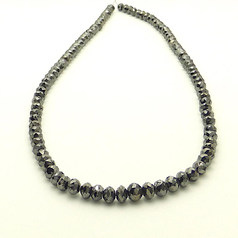 K18WG ブラックダイヤモンド　ネックレス　CT32.77 K18WG ブラックダイヤモンド ネックレス CT32.77 - メルカリ