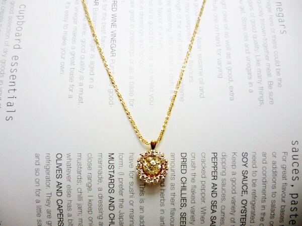 ダンシングストーンダイヤモンド1.25ct×ダイアモンド0.74ct×K18YG ダイヤモンドゴールドペンダントネックレス TWINKLE SETTING|REGGINA JEWELRY レッジーナ