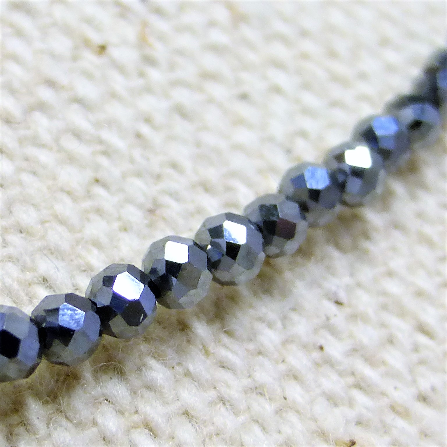 テラヘルツ 2mmφ PT850 ネックレス ミラーボールカット 45cm|REGGINA JEWELRY レッジーナ