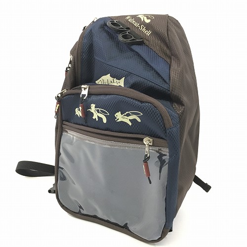 【中古】 hi◇126 TULALA WALNUT SHELL ウォルナットシェル ショルダーバッグ 鞄 釣り ツララ