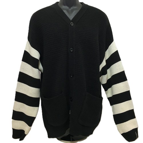 【中古】 hi◇127 CAPTAINS HELM DAILY CARDIGAN BORDER サイズ: L デイリー カーディガン ボーダー キャプテンズヘルム