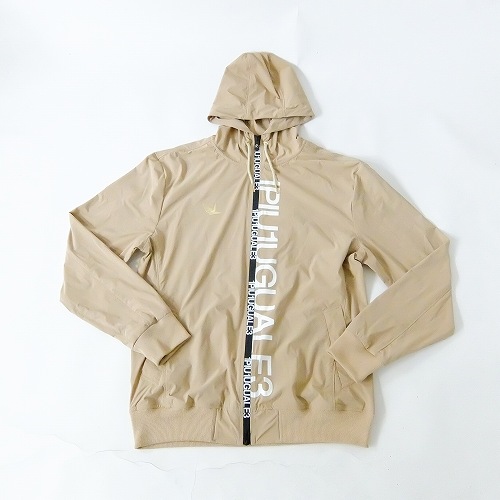 【中古】wa◇127 1PIU1UGUALE3 GOLF WIND BREAKER PARKA ウノピゥウノウグァーレトレ ゴルフ ウィンドブレーカーパーカー  大きさVI
