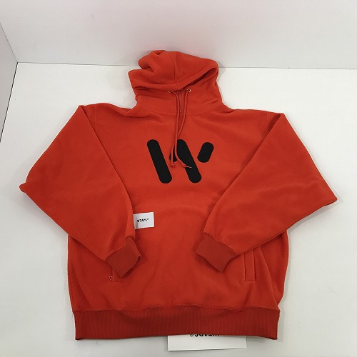 【中古】 hi◇128 WTAPS EXHAUST HOODY POLY. STENCIL 222ATDT-CSM29 大きさ03 プルオーバーフーディ ダブルタップス