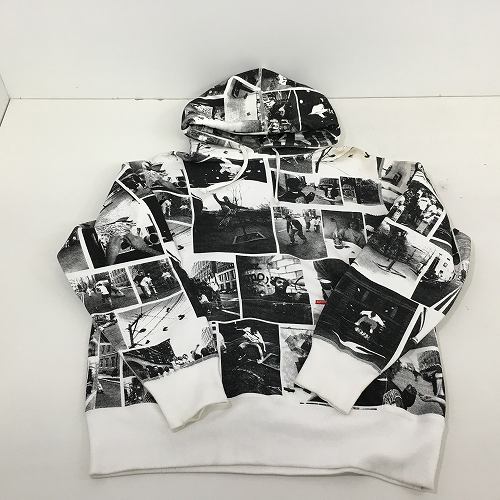 【中古】 hi◇128 SUPREME ×Ari Marcopoulos photo Hoodie フォト パーカー サイズM シュプリーム アリ・マルコポロス