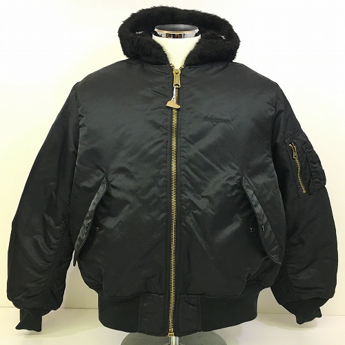 【中古】 hi◇128 Supreme Faux Fur Reversible MA-1 Jacket Black サイズ： S ブルゾン フェイクファー リバーシブル ジャケット ブラック 黒 シュプリーム