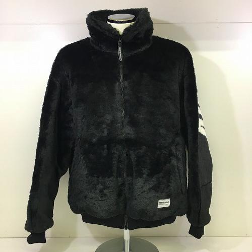 【中古】 hi◇128 NEIGHBORHOOD FUR LOGO JACKET 232UTNH-JKM03 BLACK サイズ： L ファーロゴジャケット ブラック 黒 ネイバーフッド