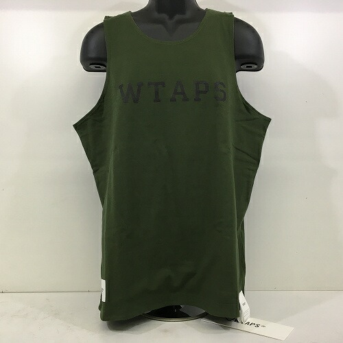 【中古】 hi◇128 WTAPS MUDDY / TANK TOP / COTTON 251ATDT-CSM31 OLIVE DRAB 大きさ: X 03 マディ リヴァーシブル 貯蔵タンクとっ始め オリーブドラブ ダブルタップス