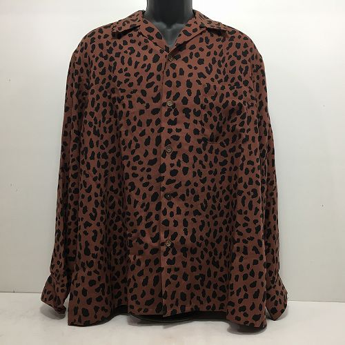 楽天市場】WACKO MARIA LEOPARD OPEN COLLAR SHIRT ワコマリア