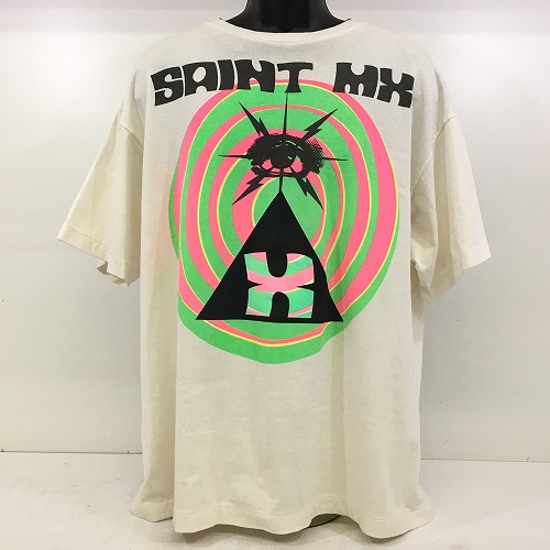 【中古】 hi◇128 SAINT MICHAEL セントマイケル SM-HR8-0000-018 SAINT MX SS TEE WHITE ホワイト 半袖 Tシャツ サイズL