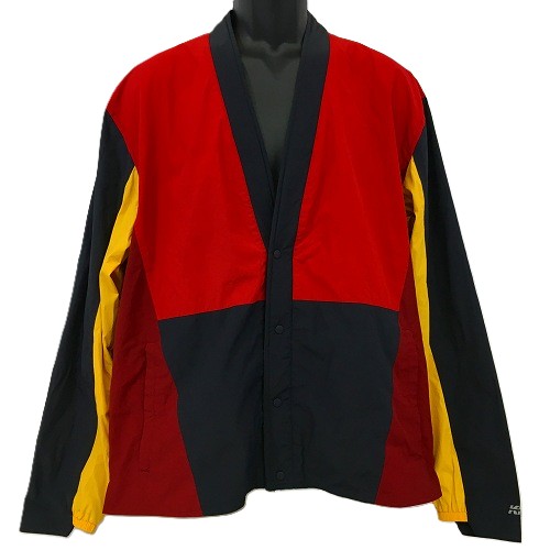 【中古】 hi◇128 KITH Colorblocked Sporty GI Jacket KH 1232-102 Navy Multi 大きさ: L 色つや立ちはだかる スポーティー 上衣 ジレー 米国海軍 紺 マルチ 口づけ