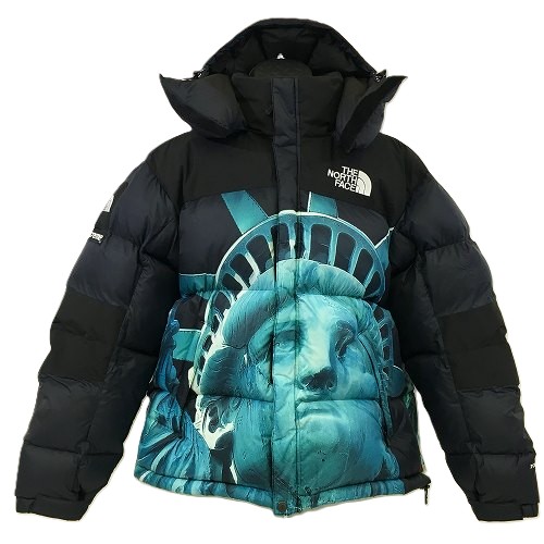 【中古】 hi◇128 THE NORTH FACE × Supreme 19AW Statue of Liberty Baltoro Jacket ND91901I 大きさ: S 親しさの吉祥天 バルトロ 上衣 落ちこむ上衣 シュプリーム ザ・ノース・フェイス