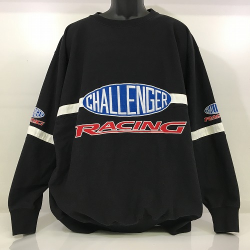 【中古】 hi◇128 CHALLENGER チャレンジャー CMC RACING SWEAT CLG-SW 023-005 レーシングチーム 汗水 調教師 大きさXL