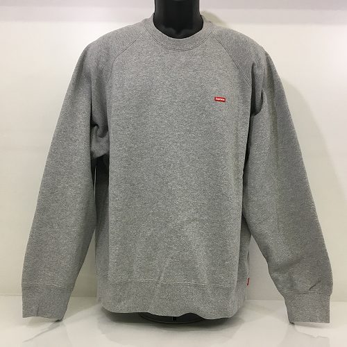 【中古】 hi◇128 Supreme シュプリーム Small Box Crew Neck スモール ボックス席 ロゴタイプ 労働者の一団 のど首 汗水 大きさL