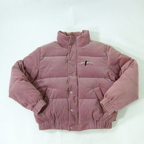 【中古】wa◇128 WEIRDO ウィアード NON SKID CORDUROY DOWN JACKET コーデュロイダウンジャケット WRD-20-AW-01 XLサイズ 【F-29924】