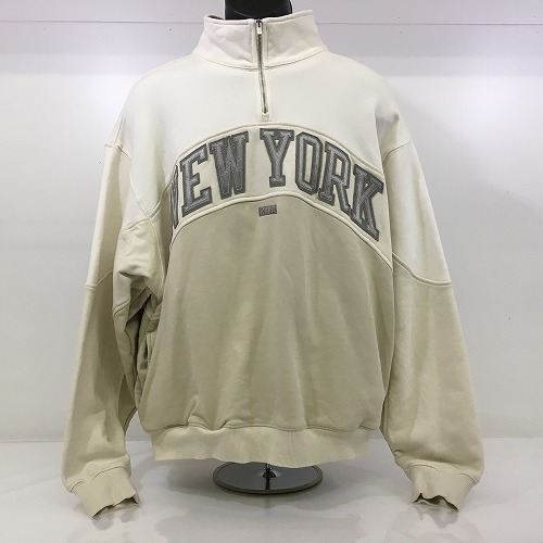 【中古】 hi◇128 KITH 口吸い ハーフジップスウェット 大きさS