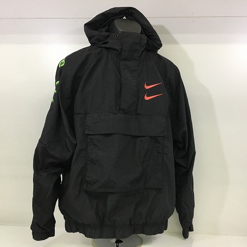 【中古】 hi◇128 NIKE ナイキ DOUBLE SWOOSH ダブルスウッシュ ウーブン 上衣上衣 DJ0477-010 大きさL
