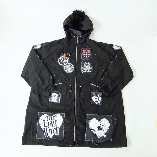【中古】wa◇128 KIDILL キディル MOHAWK PATCH MODS COAT モッズコート 大いさ46