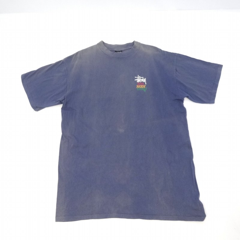 【中古】wa◇128 Stussy ステューシー ラスタマン Tシャツ Lサイズ 【F-33234】｜Regolith_Market