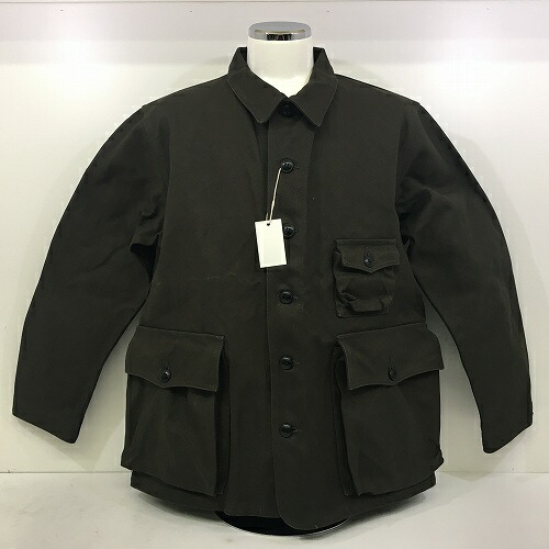 【中古】 hi◇129 F.O.B. FACTORY HEAVY COTTON TWILL HUNTING JACKET F2448 BLACK サイズ： L ヘビー コットン ハンティング ジャケット ブラック 黒 FOB ファクトリー｜Regolith_Market