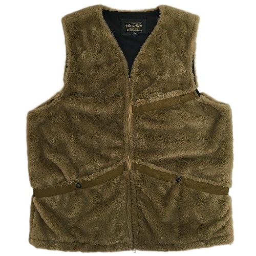 【中古】 hi◇129 Vin&Age VHV2 ESKIMO FUR VEST サイズ: XL エスキモー ファー ベスト ジレ ヴィンアンドエイジ｜Regolith_Market