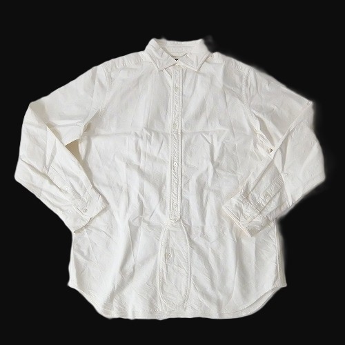 【中古】wa◇129 Nigel Cabourn ナイジェル・ケーボン BRITISH OFFICERS SHIRT ブリティッシュオフィサーズシャツ サイズ52 【F-26279】