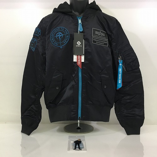 【中古】 hi◇129 STRICT-G ALPHA『画策下士官兵鵞鳥防波堤 明滅する光のハサウェイ キルケーの魔法つかい』LIGHT MA-1 NATUSハサウェイ・ノア 大きさM
