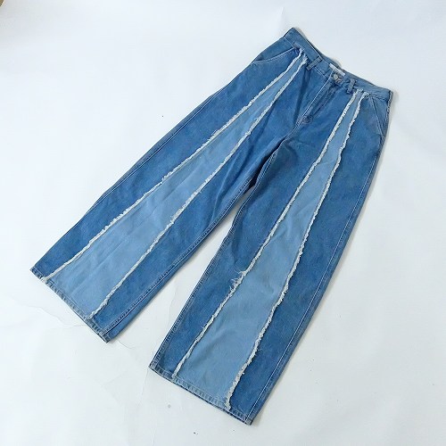 【中古】 wa◇131 JieDa ジエダ SWITCHING OVER DENIM PANTS スイッチングオーバーデニムパンツ 大いさ2 【F-28987】