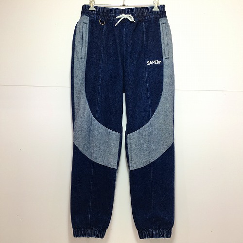 SAPEur サプール デニム トラック パンツ インディゴ　Ｍサイズ 楽天市場】M【SAPEur DENIM TRACK PANTS INDIGO サプール デニム
