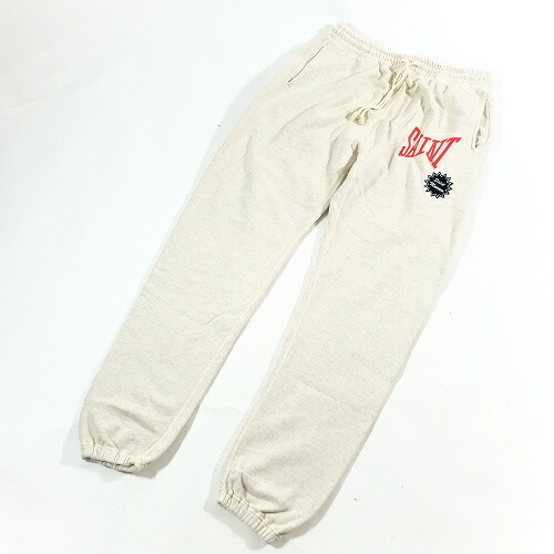 【中古】 wa◇132 SAINT Mxxxxxx セントマイケル SWEAT PANTS SAINT スウェットパンツ SM-YS8-0000-043 Lサイズ 【F-22544】