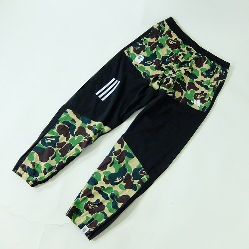 【中古】 wa◇132 A BATHING APE(アベイシングエイプ) × adidas(アディダス) Golf Collection ABC CAMO PANTS Mサイズ 【F-29228】