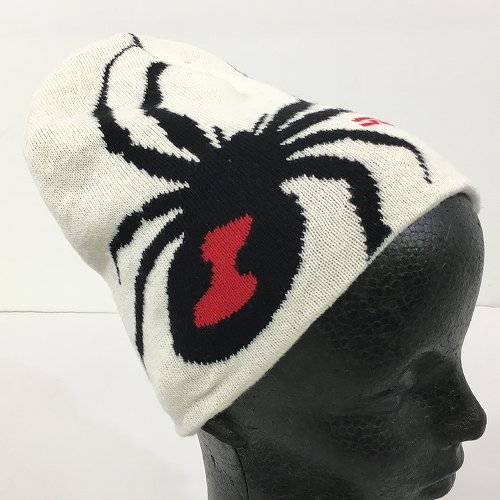 【中古】 hi◇143 Supreme シュプリーム SPYDER クモデザイン ニット帽 帽子