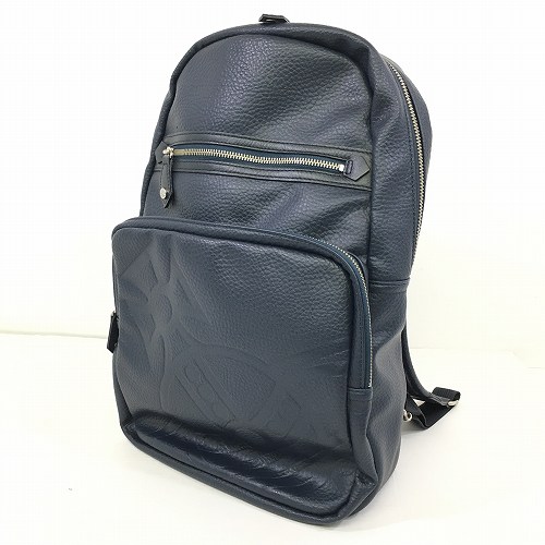 美品 ヴィヴィアンウエストウッド リュック 本革 ダークブラウン オーブ ヴィヴィアン ウエストウッド Vivienne Westwood リュック