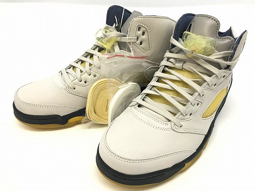 【中古】 wa◇149 A Ma Maniere × Nike WMNS Air Jordan 5 Retro SP \"Dawn\"" FZ5758-004 アママニエール ナイキ ウィメンズ エアジョーダン レトロ ドーン スニーカー 靴 【F-20640】"